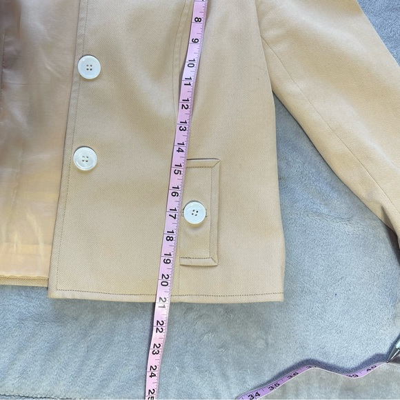 Talbots Tan Peacoat - Picture 6 of 9